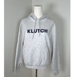 New Balance Klutch Athletic Oversized Hoodie‎ Sweatshirt Womens XS Gray NWT